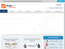 Tablet Screenshot of designplusuk.com